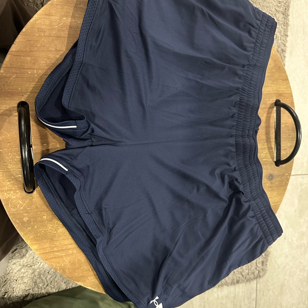 Under Armour Blue Athletic Shorts Lightweight Mid-Thigh